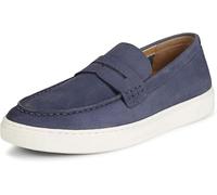 Vionic Men's Loafers & Moccasins - Thompson, Navy Blue Leather, UK 12, Medium Fit