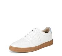 Vionic Men's Lucas Court Oxford, White & Skyway Blue Leather, 5.5 UK