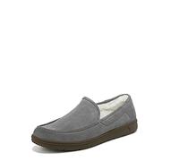 Vionic Men's Slippers - Gustavo, Charcoal Grey Suede, UK 10, Medium Fit