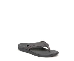 Vionic Men's Tide II Thong Sandals in Dark Grey | Size: 7 Vionic Dark Grey 7