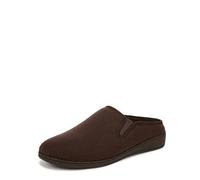Vionic Men's Unwind Slipper, Chocolate Ganache Fabric, 9.5 UK