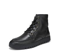 Vionic Men's Uptown Jackson Oxford Boot, Black Leather, 11 UK