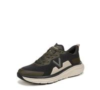 Vionic Men's Walk Max Lace-Up Trainers, Grey Dark Khaki, Wide Fit, UK 6