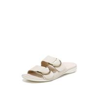 Vionic Mirage Corlee Womens Sandals Slide with Adjustable D Ring Straps Includes Three-Zone Comfort for Heel Pain, Plantar Fasciitis with Concealed Orthotic Arch Support Wide Fit Cream UK 6