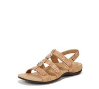 Vionic Rest Amber Women's Sandal That Includes Three-Zone Comfort for Heel Pain and Plantar Fasciitis with Concealed Orthotic Arch Support Wide Fit Gold Cork UK 3.5