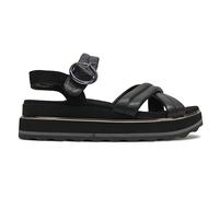 Vionic Phoenix Reyna Women's Flatform Sandal with Vio Motion Technology for Heel Pain, Plantar Fasciitis with Orthotic Insole Arch Support Medium Fit Black UK 8