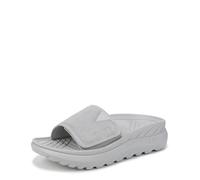 Vionic Unisex Rejuvenate Flat Slide Sandals, Vapor Grey Suede, Medium Fit, UK 8