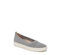 Vionic Women's Uptown Skimmer Knit Ballet Flat, Light Grey Fabric, 6.5 UK
