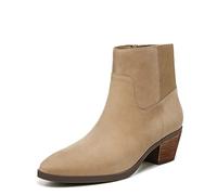 Vionic Vivien Shantelle Women's Ankle Boot Nubuck Shoes That Includes Three-Zone Comfort for Heel Pain and Plantar Fasciitis with Orthotic Insole Arch Support Wide Fit Wheat UK 4.5