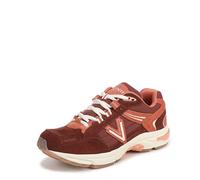 Vionic Women's 23Walk 2.0 Lace-Up Trainers | Brown Sable Leather & Suede | Wide Fit | VIO Motion Arch Support | Breathable Walking Sneakers | UK 4.5
