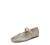 Vionic Women's Alameda Woven Mary Jane Flats, Gold Leather, Wide Fit, UK 7