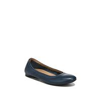 Vionic Women's Alexa Ballet Flat, Navy Nappa, 5 UK