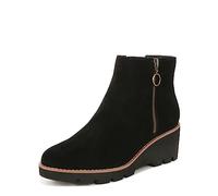 Vionic Women's Ankle-High Boots - Hazal, Black Suede UK 3,Medium Fit