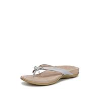 Vionic Women's Bella Flat Sandal, Vapor Leather, 6 UK