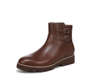 Vionic Womens Carissa Ankle Boots with Arch Support Coffee Leather UK 4.5 Wide Fit