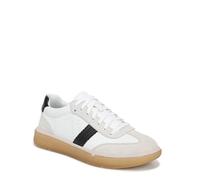 Vionic Women's City Walk Lace-Up Trainers, White/Black Leather, Wide Fit, UK 4