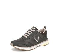 Vionic Women's Darcy Pull-On Walking Sneaker | Dark Khaki Leather & Mesh | Lightweight | VIO Motion Arch Support | APMA Accepted | Cushioned Everyday Trainer | UK 6