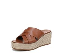 Vionic Women's Dawn Wedge Sandals, Tan Leather, Medium Fit, UK 5