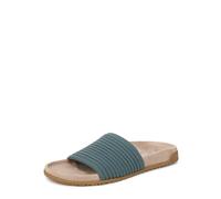 Vionic Womens Ellie Compression Knit Slide Sandals Medium Fit, Bodega Blue, UK 5