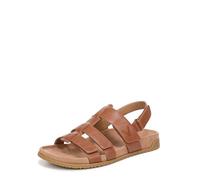 Vionic Women's Eureka Flat Sandals, Tan Leather, Medium Fit, UK 4