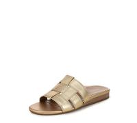 Vionic Women's Glendora Flat Sandals, Gold Leather, Medium Fit, UK 7