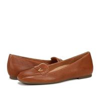 Vionic Womens Hayes Loafer Wide Fit UK 3, Tan Brown Leather