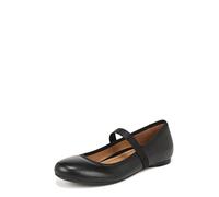 Vionic Women's Joseline Mary Jane Flat, Black Leather, 7 UK