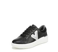 Vionic Women's Kearny Lace 2.0 Lace-Up Trainers, Black Nappa Metallic, Medium Fit, UK 9