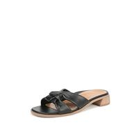 Vionic Women's Mabel Flat Sandal, Black TMB Leather, 4.5 UK
