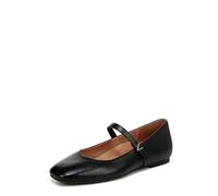 Vionic Women's Mary Jane Flat Alameda Shoes with Arch Support Wide Fit Black