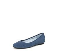 Vionic Women's Orinda Ballet Flat, Dark Denim Suede, 4 UK