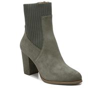 Vionic Women's Perk Kaylee Dress Boot-Supportive Ladies Suede Heeled Boots That Include Three-Zone Comfort with Orthotic Insole Arch Support, Medium Fit, Olive Suede, 4 UK