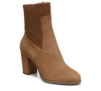 Vionic Women's Perk Kaylee Dress Boot-Supportive Ladies Suede Heeled Boots That Include Three-Zone Comfort with Orthotic Insole Arch Support, Medium Fit, Toffee Suede, 8 UK