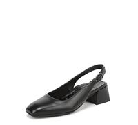 Vionic Women's Reyes Slingback Heels, Black Nappa Leather, Medium Fit, UK 8