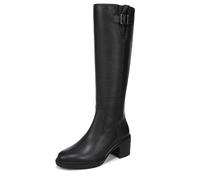 Vionic Womens Sonora Knee High Boots with Arch Support Black Leather UK 6 Wide Fit