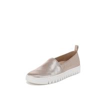 Vionic Womens Uptown A-Line Slip-On Flats Wide Fit UK 6.5, Champagne Leather