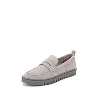 Vionic Women's Uptown Loafer, Light Grey Suede, 9 UK
