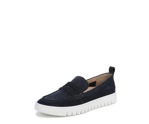 Vionic Womens Uptown Loafer Medium Fit UK 3.5, Navy & White Suede