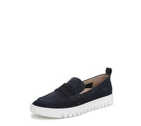 Vionic Women's Uptown Loafer, Navy & White Suede, 8 UK