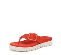 Vionic Womens Uptown Marin Flip-Flop Sandal Medium Fit UK 3.5, Cherry Tomato Nubuck
