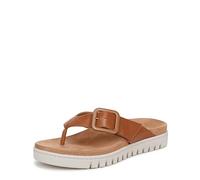 Vionic Womens Uptown Marin Flip-Flop Sandal Medium Fit UK 6.5, Tan TMB Leather