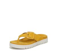 Vionic Womens Uptown Marin Flip-Flop Sandal Medium Fit UK 8, Daffodil Nubuck