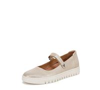 Vionic Women's Uptown Maryjane Mary Jane Flat, Gold Suede, 7 UK