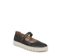 Vionic Women's Uptown Maryjane Mary Jane Flat, Silver Suede, 5 UK