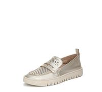 Vionic Women's Uptown Perf Flat Loafers, Gold Leather, Medium Fit, UK 6