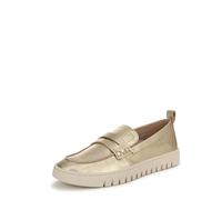 Vionic Womens Uptown Slip-On Loafers, Medium Fit, Gold Leather, UK 6