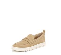 Vionic Women's Uptown Slip-ons Loafer, Sand Suede, 12 Wide