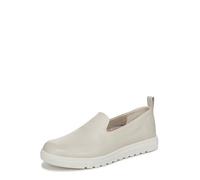 Vionic Womens Uptown Willa Slip-On Flats Medium Fit UK 3.5, Cream Leather