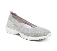 Vionic Women's Vortex Kallie Slip-on Walking Shoes - Ladies Supportive Active Sneakers That Include Three-Zone Comfort with Orthotic Insole Arch Support, Medium Fit, Grey Metallic, 5 UK