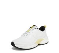 Vionic Women's Walk Quest Lace-Up Trainers with Arch Support, White Black, Medium Fit, UK 5